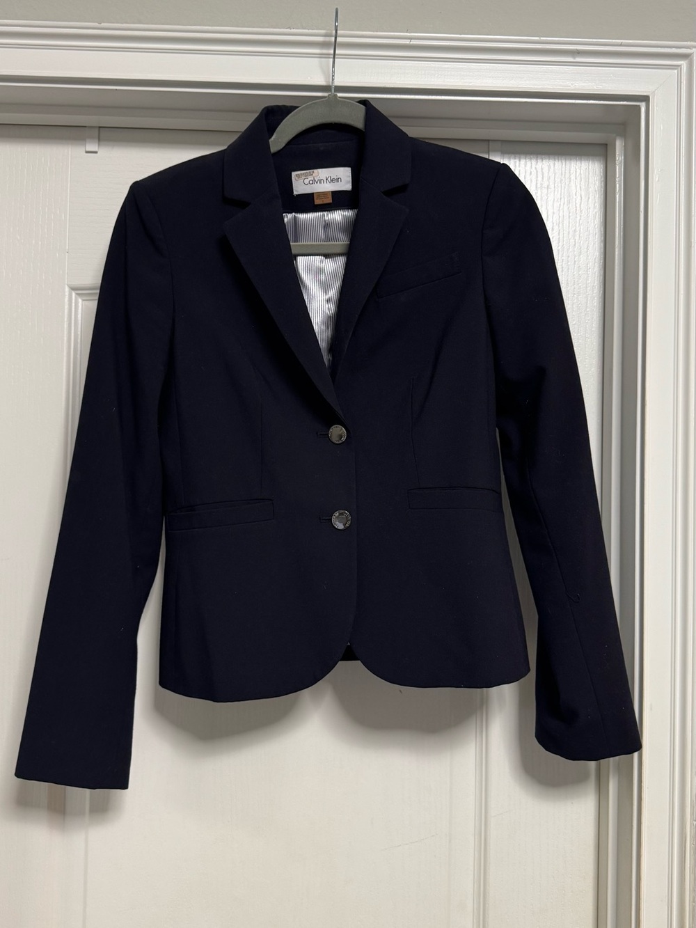 Calvin Klein Women's Navy Tailored Blazer with matching Skirt